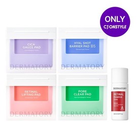 Dermatory CJ Exclusive Double Set Pad 4 Types, Choose 2) Gift Retinal Toner Mini