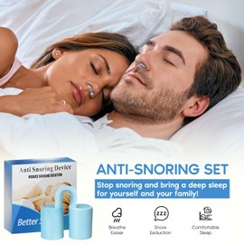 KinomiYa 8pcs Anti Snoring Nose Vents Device That Work, Anti Nose Vents for Snoring Devices, Snoring Devices for Men, Nose Opener for Breathing Sleep, Stop Snoring Devices That Work for Men