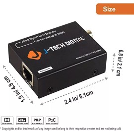 J-Tech Digital Digital Audio Extender Converter for Optical/Coaxia