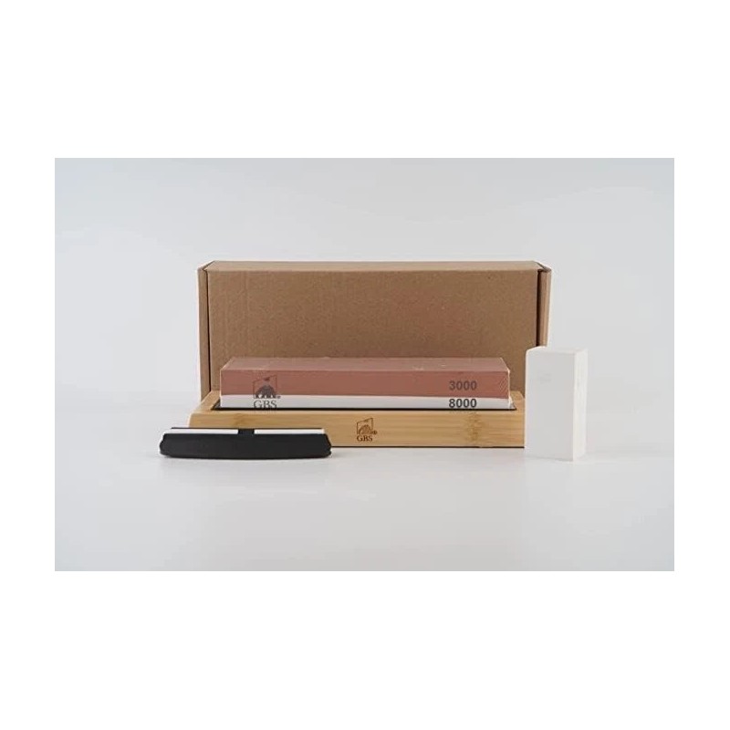 G.B.S Premium Whetstone Knife Sharpening Stone Honing Block