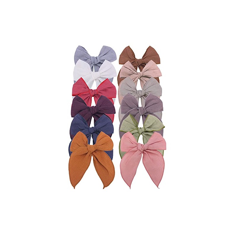 Pinzas para el pelo de lino para bebés y niñas