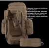 BACKFERRY 75L Tactical Backpack with Internal Frame, MOLLE, and Hydration
