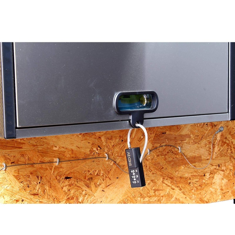 Wake Sangyo IB-143 IB-143 Combination Lock with Key 2 Keys,
