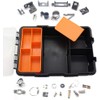 Compartment Small Parts Organizer, Waterproof Portable Organizer Box with Removable