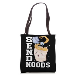 Send Noods Funny Japanese Ramen Noodle Tote Bag