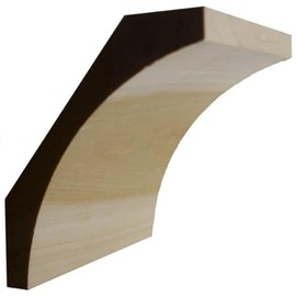 EWCR41 Cove Crown 1-3/8" x 6-3/16 Unfinished 4" High x 4-5/8" Deep, Poplar, 94"