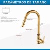 Rozin Kitchen Faucet Pull Out Spray Single Handle Sink Swivel