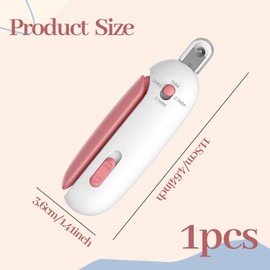 1PCS Cat Nail Clippers,Cat Nail Clipper with Adjustable Aperture,Professional Cat Nail Clippers with Safety Guard,Stainless Steel Dog Nail Clippers,Multifunctional Pet Nail Clippers for Cats And Dogs