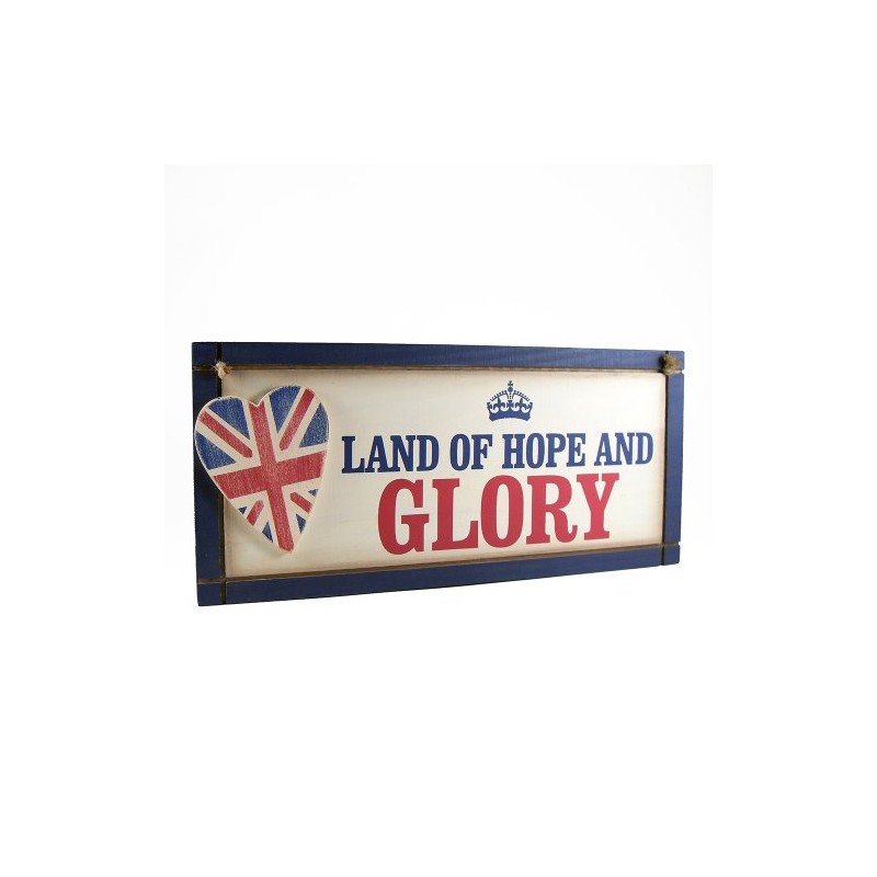 Heartwarmers Hope And Glory Plaque - Wooden Plaque