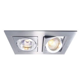 Deko-Light Recessed Ceiling luminaire, Kardan II, Voltage Constant, 12V AC/DC, GU5.3 / MR16, 50.00 W, White