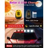 Miisiya Wireless Solar Cab Lights for Trucks Waterproof Solar Powered