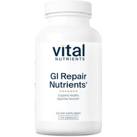 Vital Nutrients GI Repair Nutrients | Leaky Gut Capsule with L Glutamine and N-Acetyl | Digestive Enzyme Supplement to Support Gut Health and Digestion | Gluten and Dairy Free | 120 Capsules
