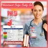 SEEVOR Phlebotomist Badge Buddy with Phlebotomy Badge Reel Retractable Nursing