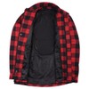 Mens Armored Checkered Flannel Biker Shirt, Multiple Waterproof Storage Pockets