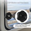 BRBASAP 3Packs RV Window Crank Knob Black Plastic Replacement Knobs