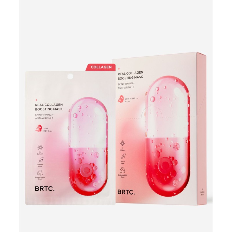 BRTC Real Collagen Boosting Mask 10 Sheets (1 BOX)