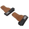 2 Pcs Pull Up Hand Grips 3 Layer Thickened Leather