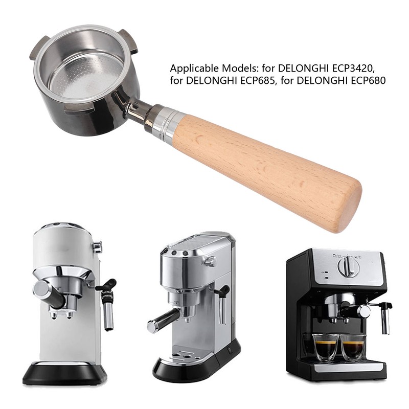 51mm Bottomless Coffee Portafilter Zinc Alloy Coffee Filter Handle For