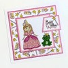 Craft BuddyUS CCST165: CraftBuddy Fairytale Princess Crystal Art A6 Stamp