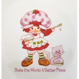 Strawberry Shortcake NWT STRAWBERRY SHORTCAKE & CUSTARD CERAMIC PASTA BOWL