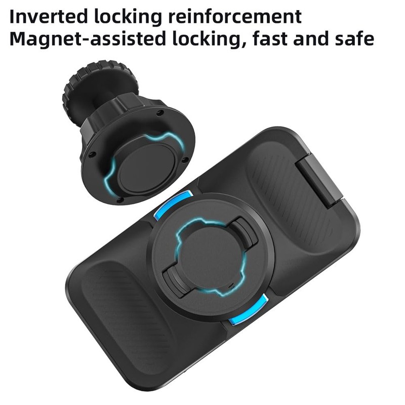 SOH Magnetic Backpack Shoulder Strap Clip Mount for Phone,Ball Head