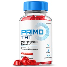 Gold Nutra Primo TRT Gummies, PrimoTRT Supplement, High Potency Performance, All Natural Formula Vitamins (1 Pack)