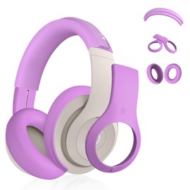 Silicone Case for Beats Studio Pro - 3 in 1 Anti-Scratch Ear Pad, Headband & Shell Cover - Soft Silicone Skin Protector (Purple)