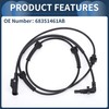 INFINAUTO ABS Wheel Speed Sensor Rear Left Right ABS Sensor