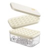 Brigii Ice Cube Tray with Lid&Bin, Ice Cube Mold with