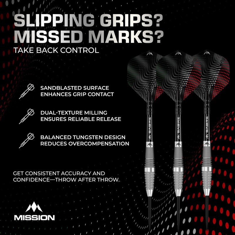 Mission | Michele Turetta Darts | Steel Tip | 95%