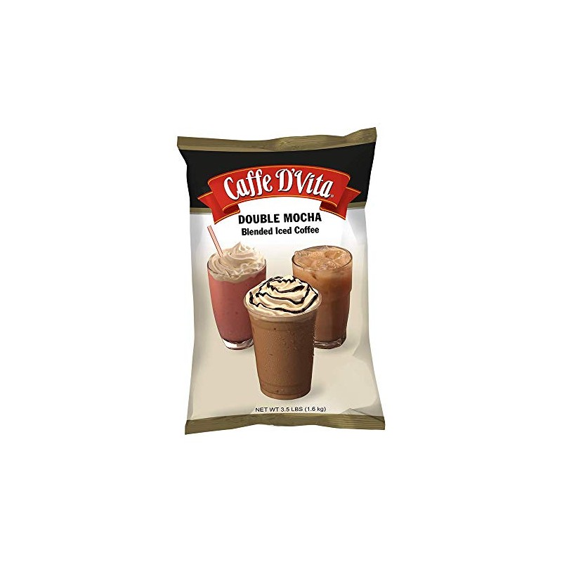 Caffe D'Vita Double Mocha Blended Ice Coffee - Mocha Frappe