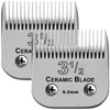 3-1/2# Professional Detachable Replacement Ceramic Blades. Compatible with Oster Classic