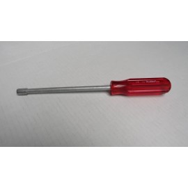 XCELITE L8 EXTRA LONG HOLLOW SHAFT NUT DRIVER,FIXED HANDLE, 1/4" X 6"  WELLER