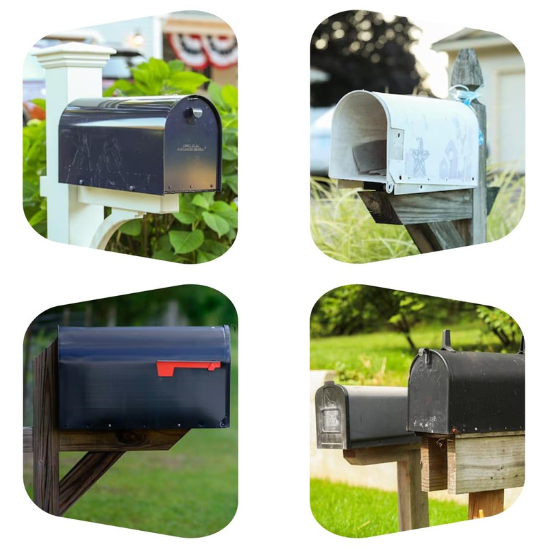 YOEXON Mailbox Mounting Plate 4X4 Post Mailbox Mounting Bracket Mailbox