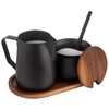 APS 634 Milk and Sugar Set 5 Pieces Acacia Wood