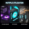 DARKROCK F120-3 in 1 120 mm Infinite Mirror Design Case