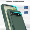 ZUSLAB Rugged Case for Pixel 6a Rugged Defender Protective Heavy