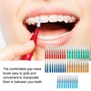 50Pcs/Set Interdental Brush Gum Oral Hygiene Dental Floss Soft Plastic
