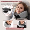 COSYLAND Cuscino da Viaggio in Memory Foam - Cuscino Aereo