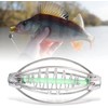 Trampa Cebo de Acero Inoxidable con Resorte para Pesca Familiar