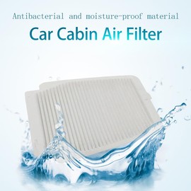 Muyesm Car Cabin Air Filter Compatible with Toyota Prius 2016-2022 ZVW50 ZVW52 for C-HR 2016-2023 HV Battery Cooling Automobiles Filters Wear Parts, Air Filter Screen Replace G92DH-47070 (2pcs White)