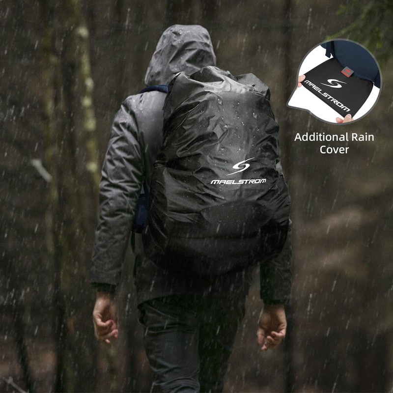 Maelstrom Hiking Backpack, 40L Waterproof Camping Daypack for Men and