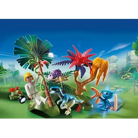 PLAYMOBIL 6687 Lost Island mit Alien und Raptor