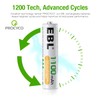 EBL Rechargeable AAA Batteries 1100mAh Ni-MH AAA Rechargeable Batteries 12
