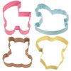 Wilton Metal Cookie Cutter Set 4/Pkg-Baby Theme
