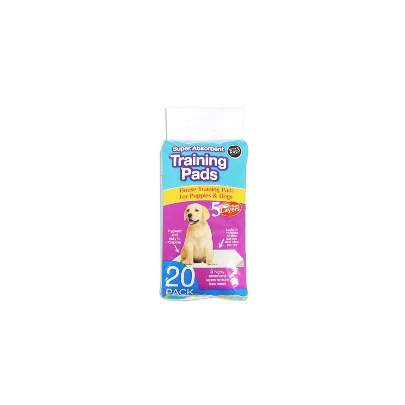 World of pets Pack of 20 Super Absorbent Premium Puppy