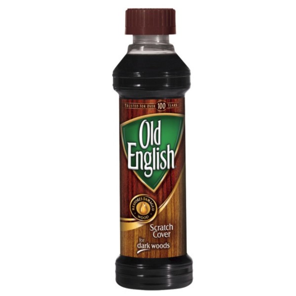 Old English 75144 Scratch Cover, 8 Fl Oz (Pack of 1), Browm