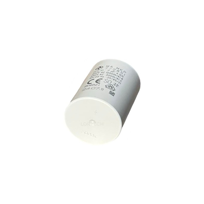 Capacitor 7µF with Mini Cable Lugs for Roller Shutters 35Nm