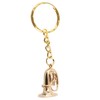 Brass Tuba Key Chain Miniature Golden Musical Instrument Key Chains