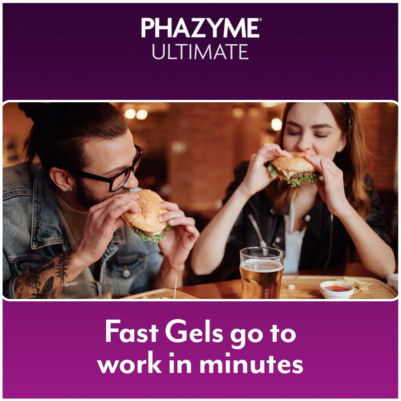 Phazyme Ultimate Strength Anti-Gas 500 mg Simethicone Gas Relief for